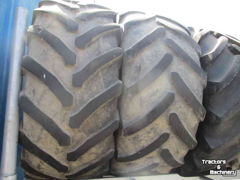 Wheels, Tyres, Rims & Dual spacers Michelin 480/65-28      1x michelin     1x trelleborg