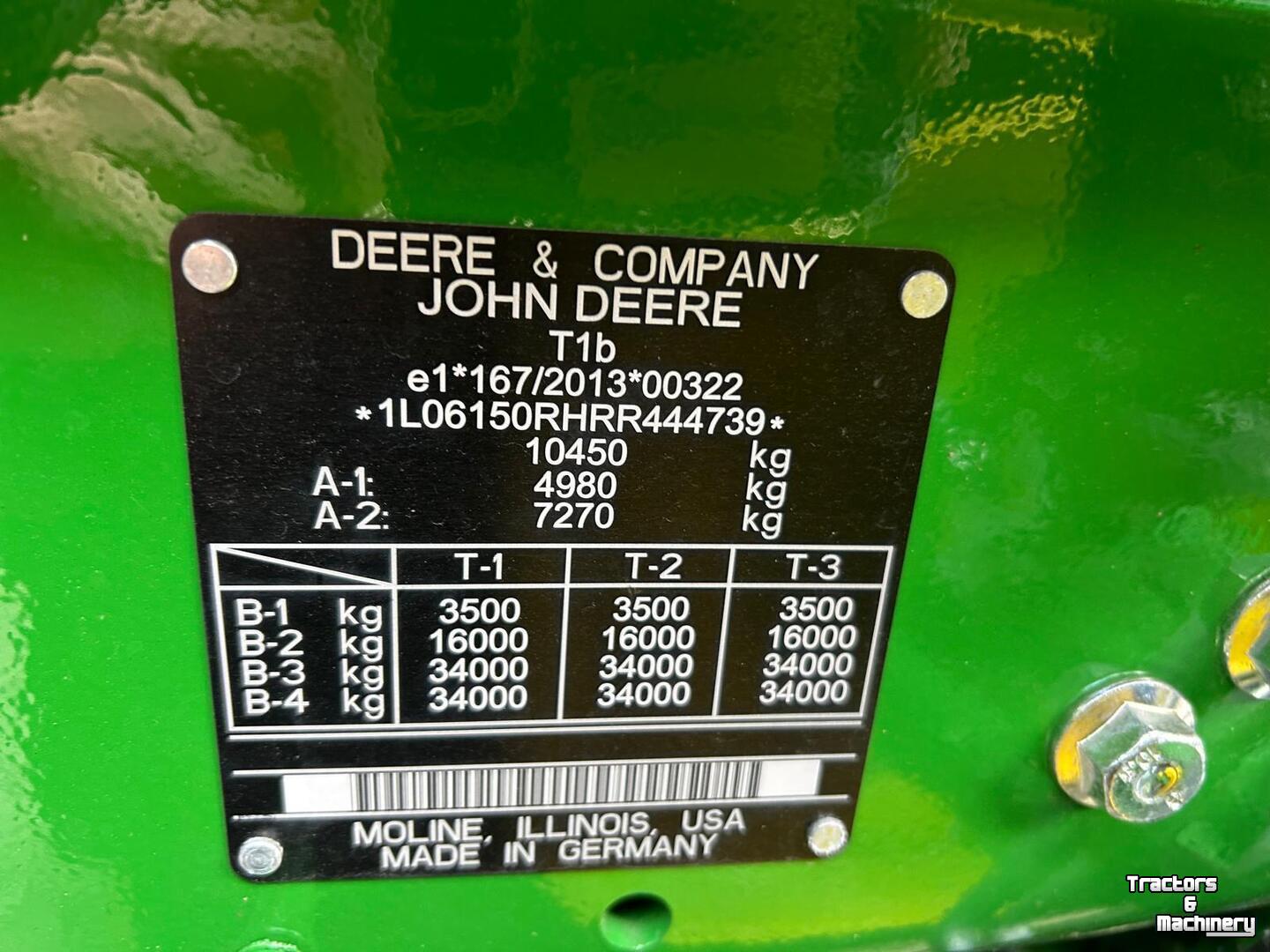 Tractor John Deere 6R 150