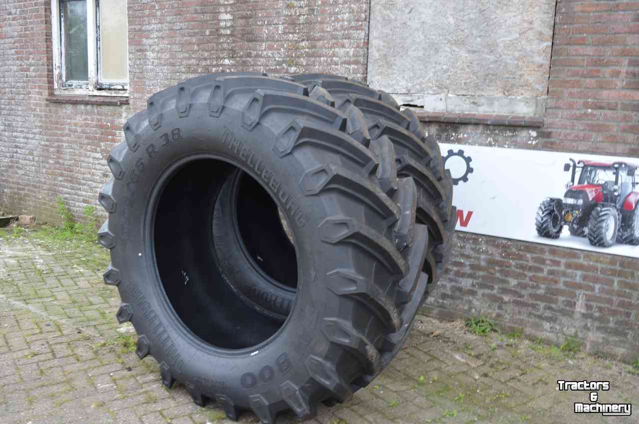 Wheels, Tyres, Rims & Dual spacers Trelleborg 650/65r38 demontage