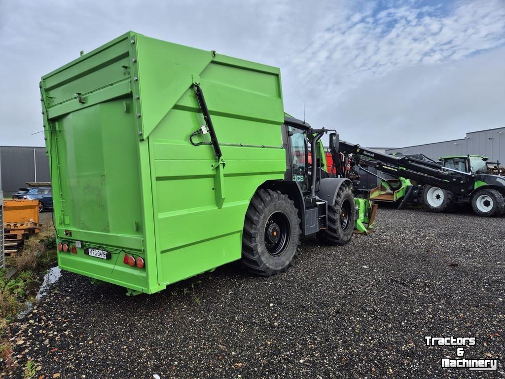 Tractor JCB Fastrac 4220 met container