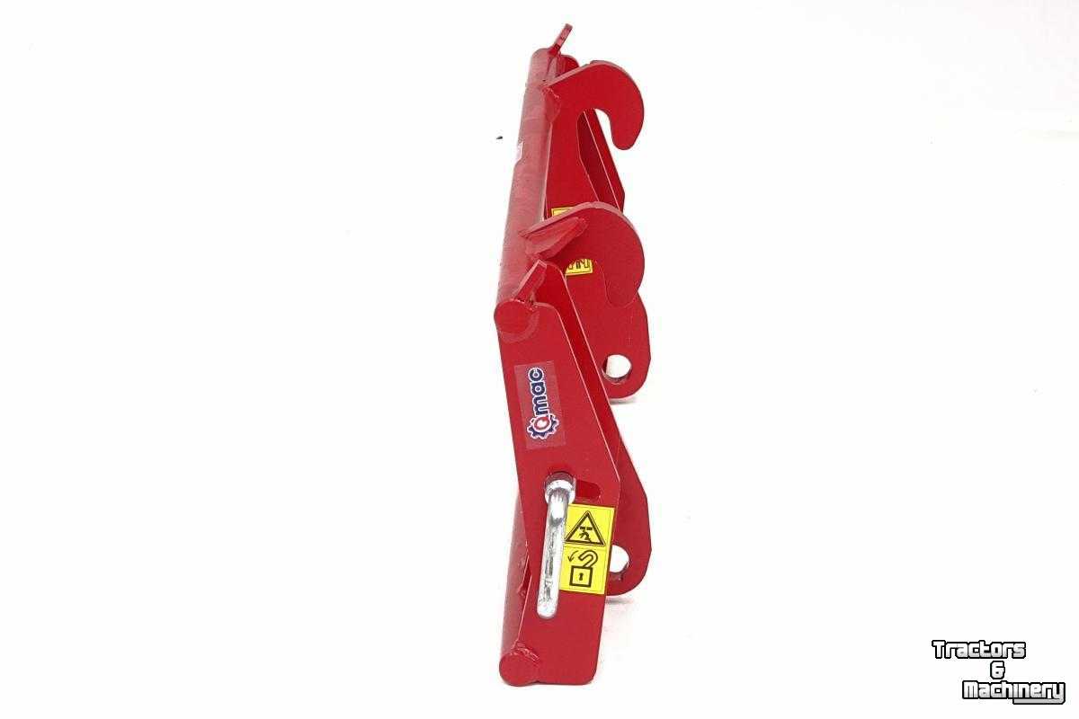 Diverse new spare-parts Qmac Verloopadapter van Weidemann naar Euro aanbouw aansluiting