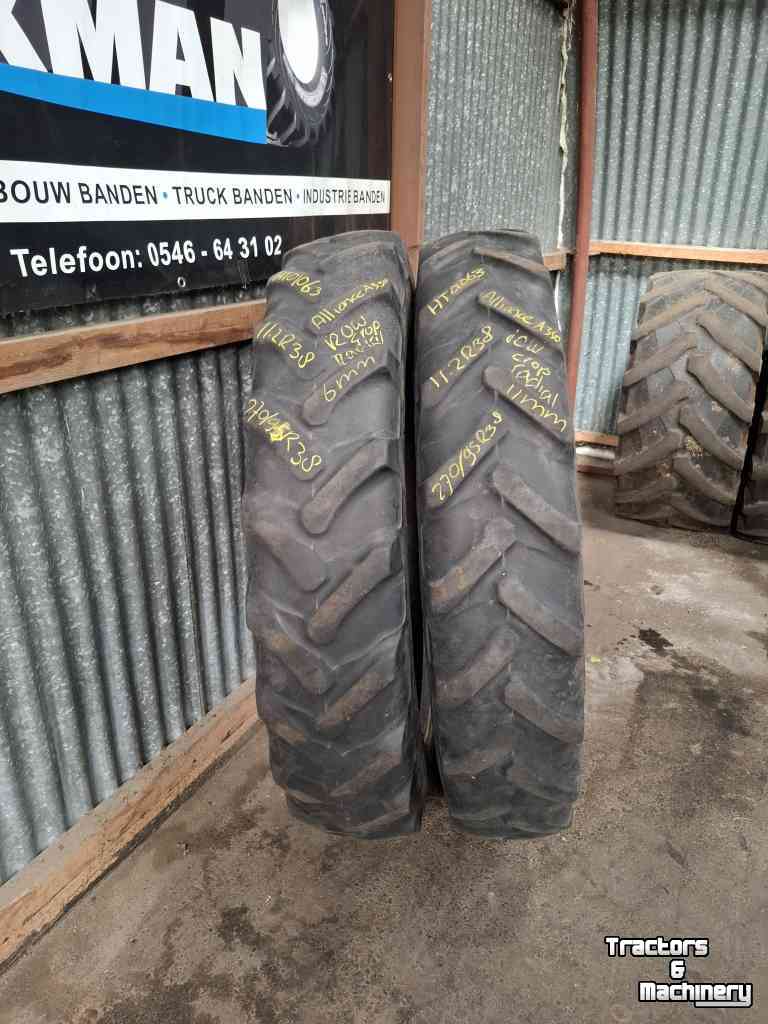 Wheels, Tyres, Rims & Dual spacers Alliance 11.2R38 (270/95R38)