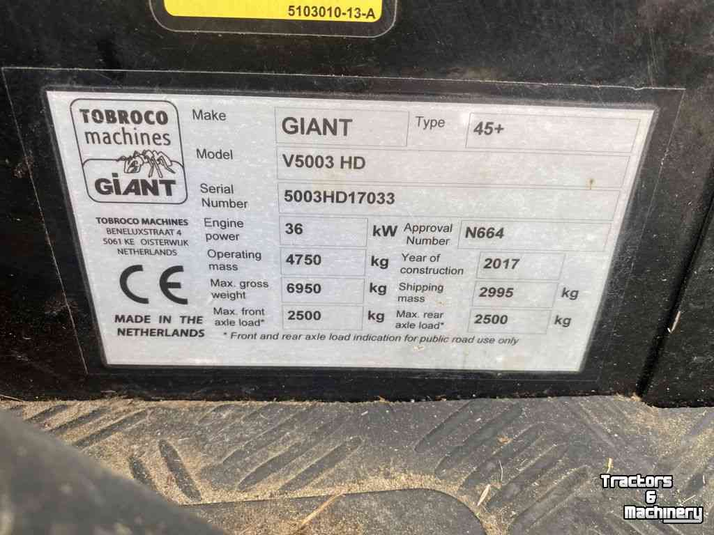 Wheelloader Giant V5003HD