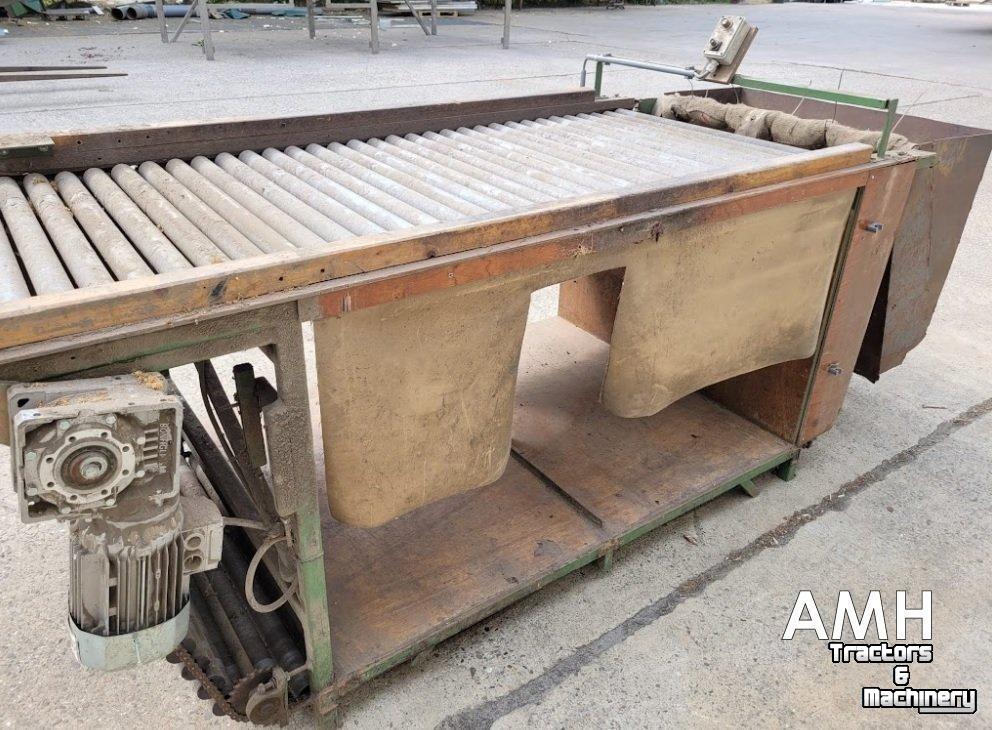 Conveyor Schouten Leesband 2200X1000 ROLLENLEESTAFEL ROLLER INSPECTION BELT ROLLENVERLESETISCH