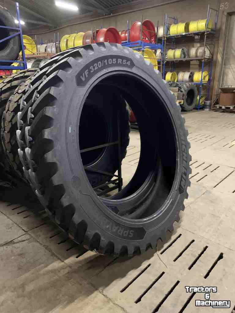 Wheels, Tyres, Rims & Dual spacers Michelin VF 320/105R54 MICHELIN SPRAYBIB 172D TL