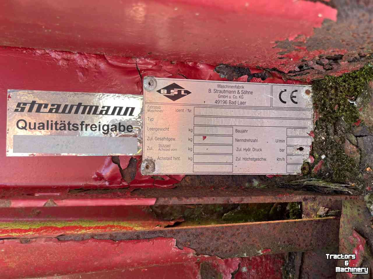 Silage cutting bucket Strautmann Silozange 232