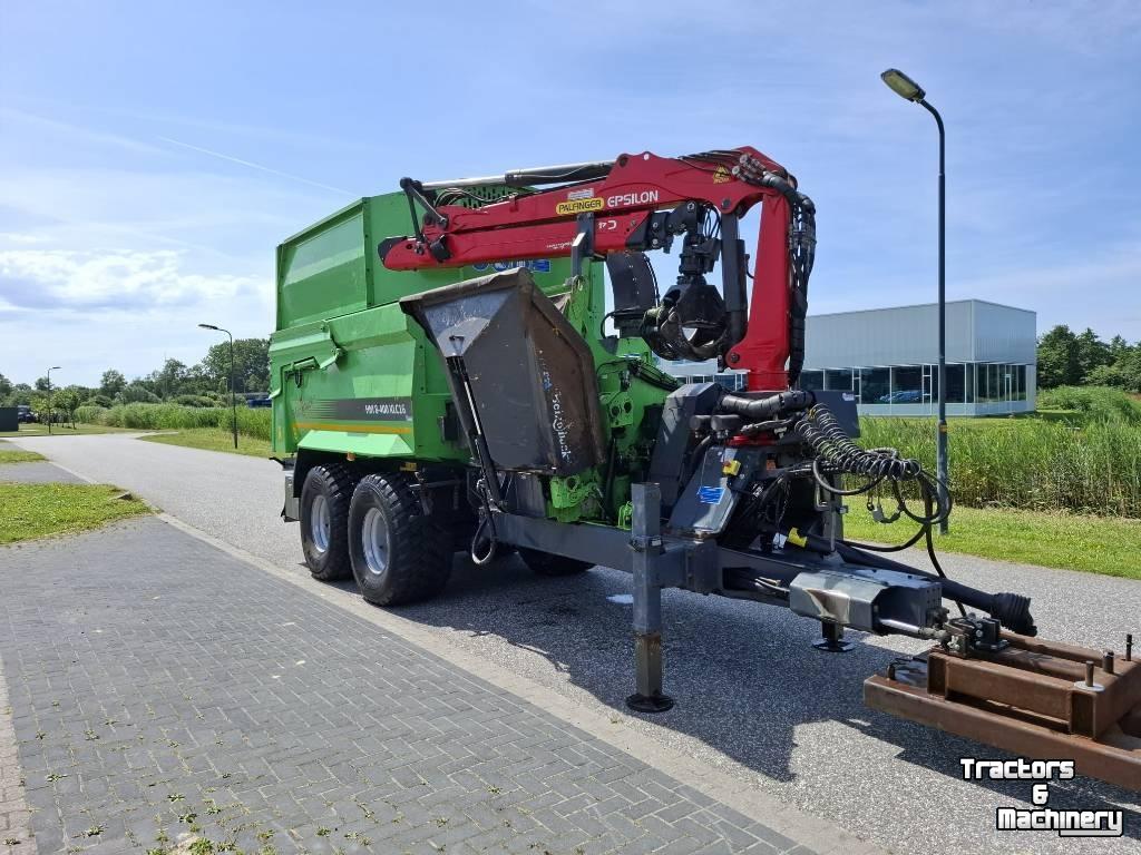 Wood shredder Heizohack HM 8-400 KLC 16 chipper combi
