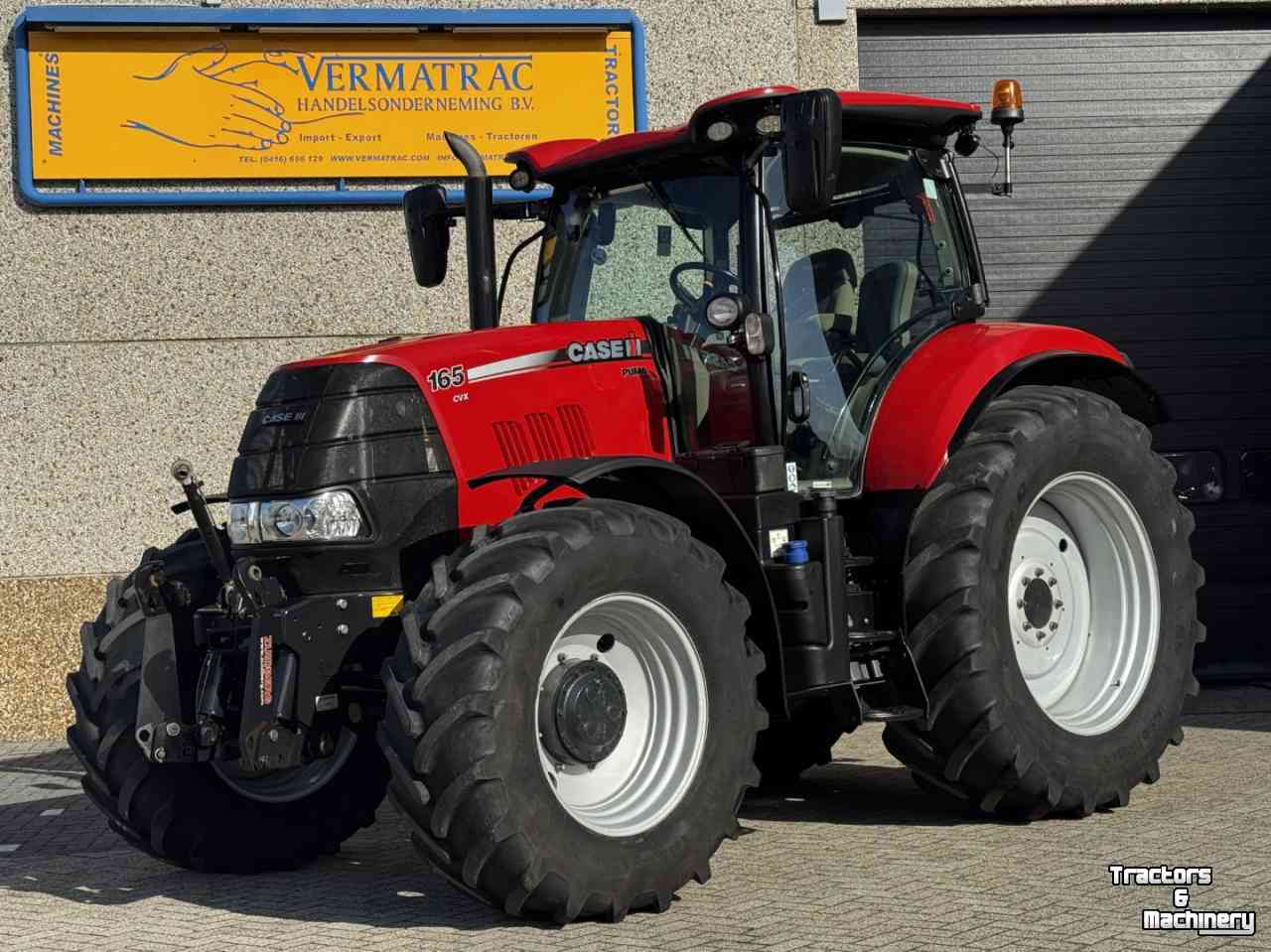 Tractor Case-IH Puma 165CVX vario Fronthef 6026u  vol geveerd 40km