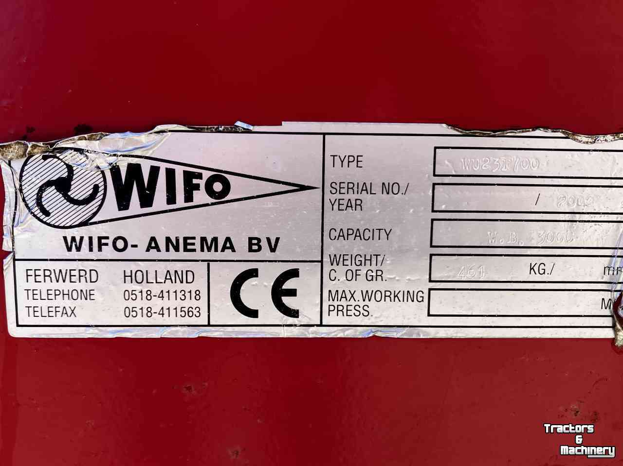 Deep subsoiler Wifo WU-23-R-700-1800