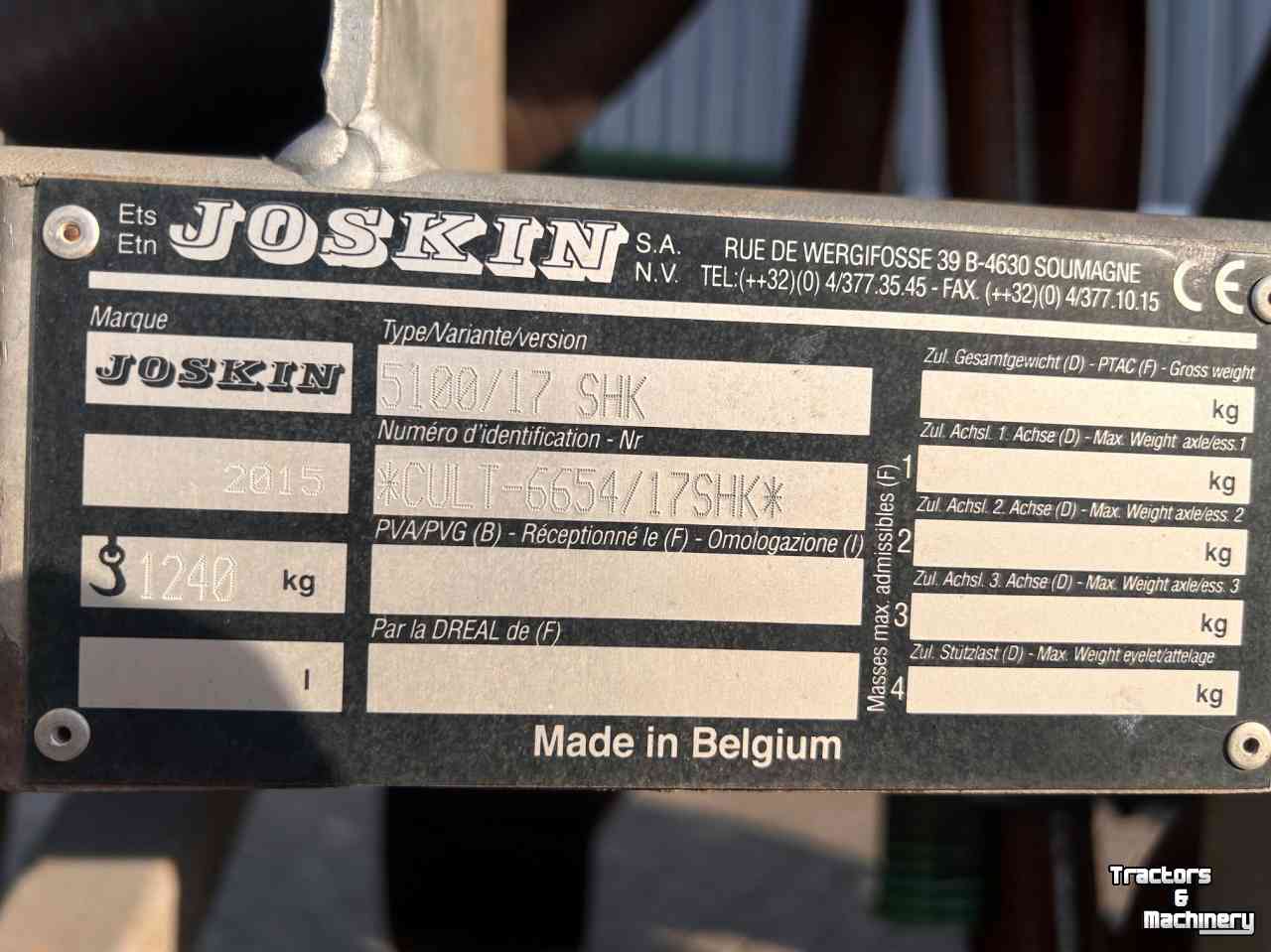 Arable injector Joskin Terraflex 5100/17 SHK