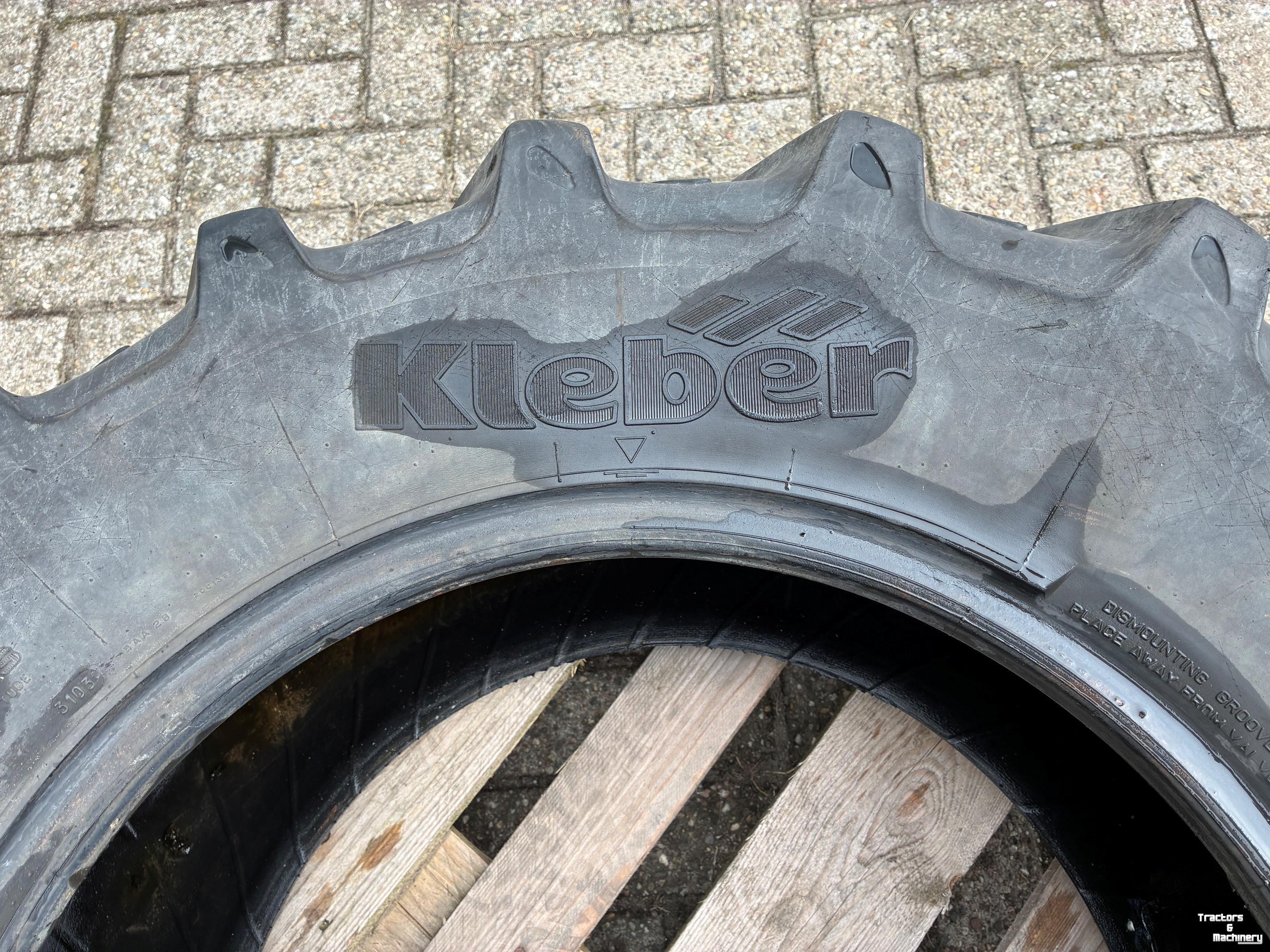 Wheels, Tyres, Rims & Dual spacers Kleber 360/70R24