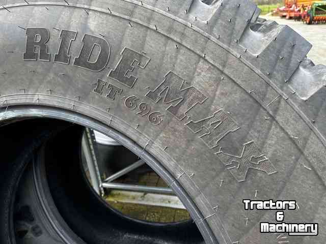 Wheels, Tyres, Rims & Dual spacers BKT Set Gazonbanden 480/70x34 & 360/70x24