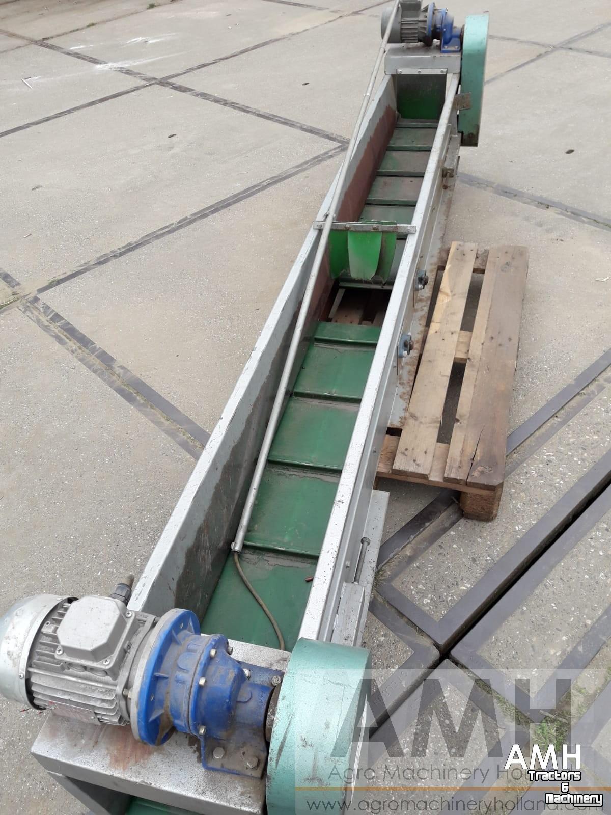 Conveyor Pro-Pak Dubbele vlakke afvoerband 2x1400x250 afvoerband dischargebelt querband