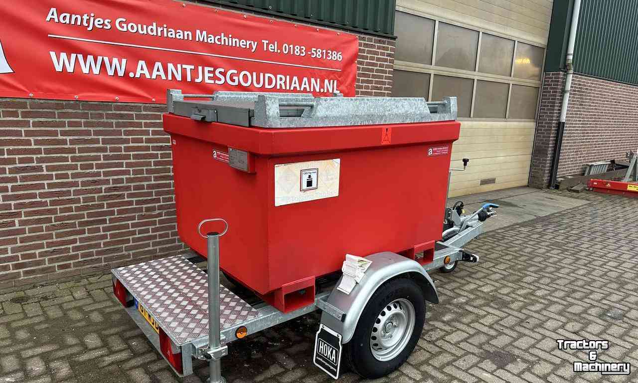 Low loader / Semi trailer  Dieseltank Aanhanger