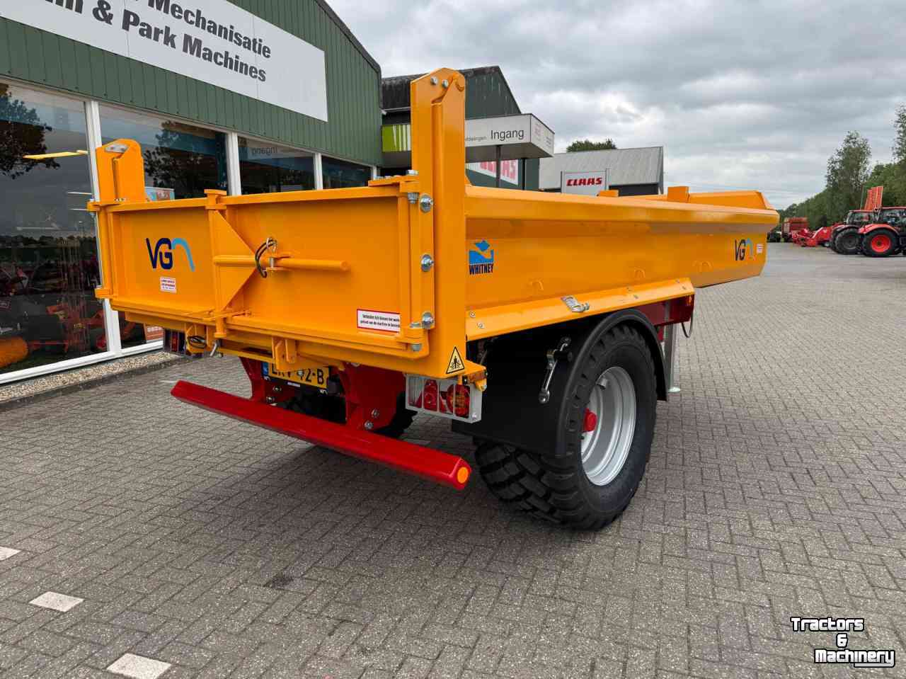 Dumptrailer VGM Whitney 6  bakkenwagen - kipper