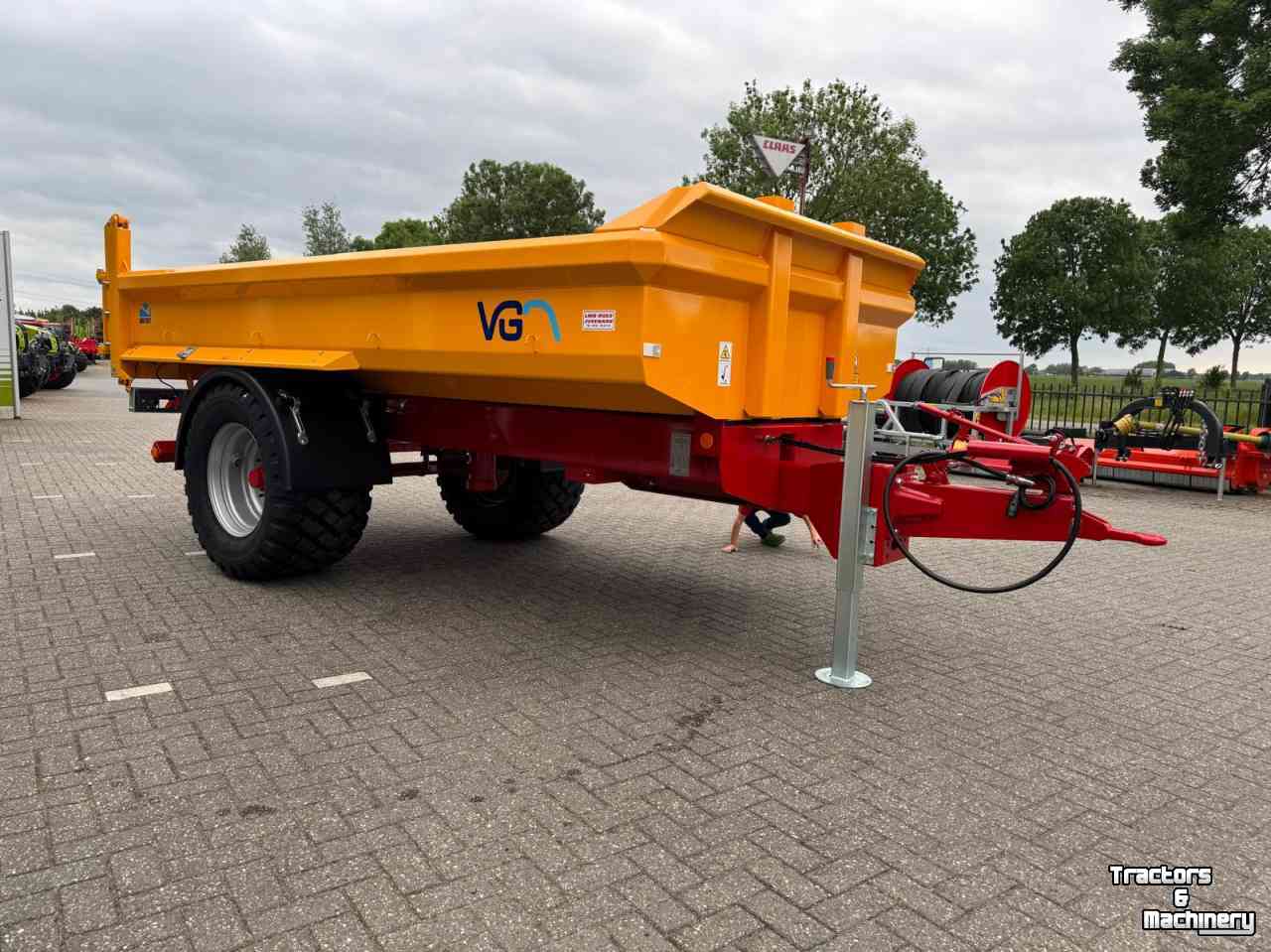 Dumptrailer VGM Whitney 6  bakkenwagen - kipper