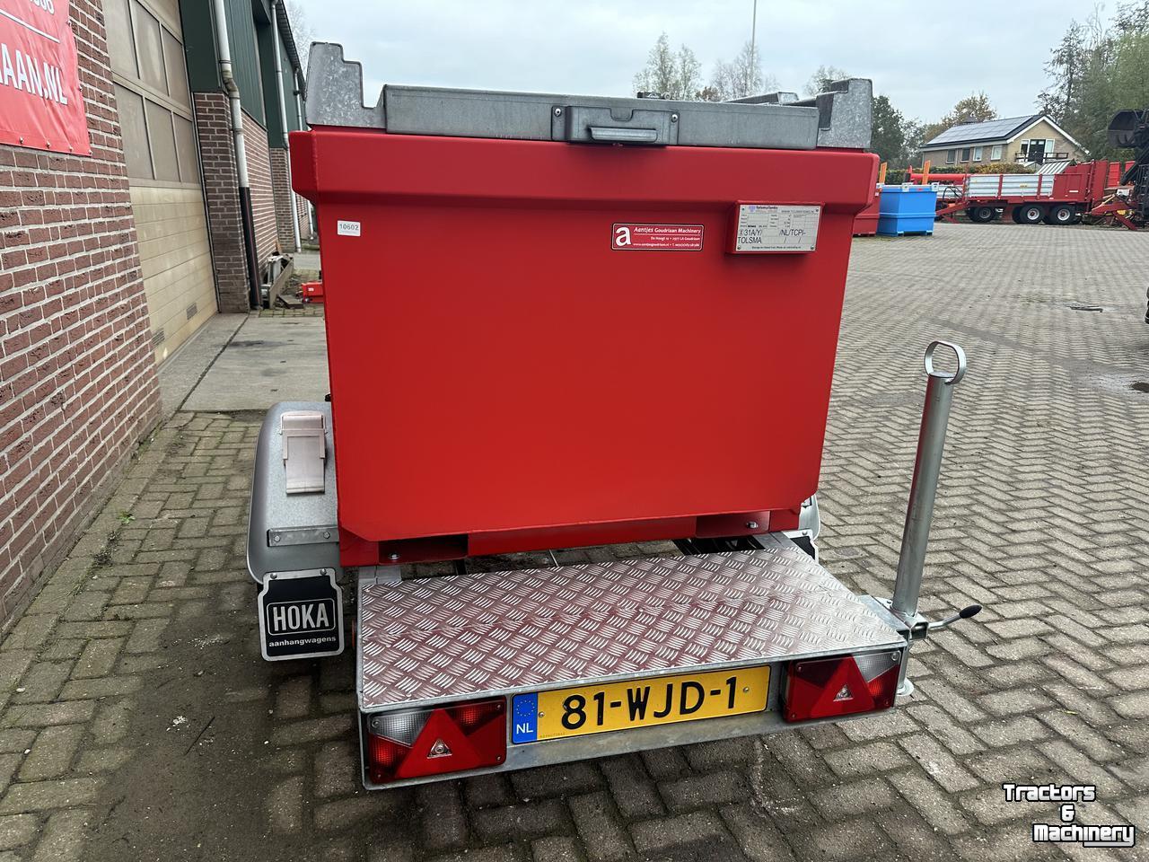 Low loader / Semi trailer AGM Dieseltank aanhanger