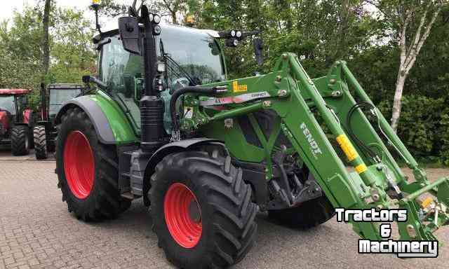 Tractors Fendt 312 Vario + Frontlader / Voorlader