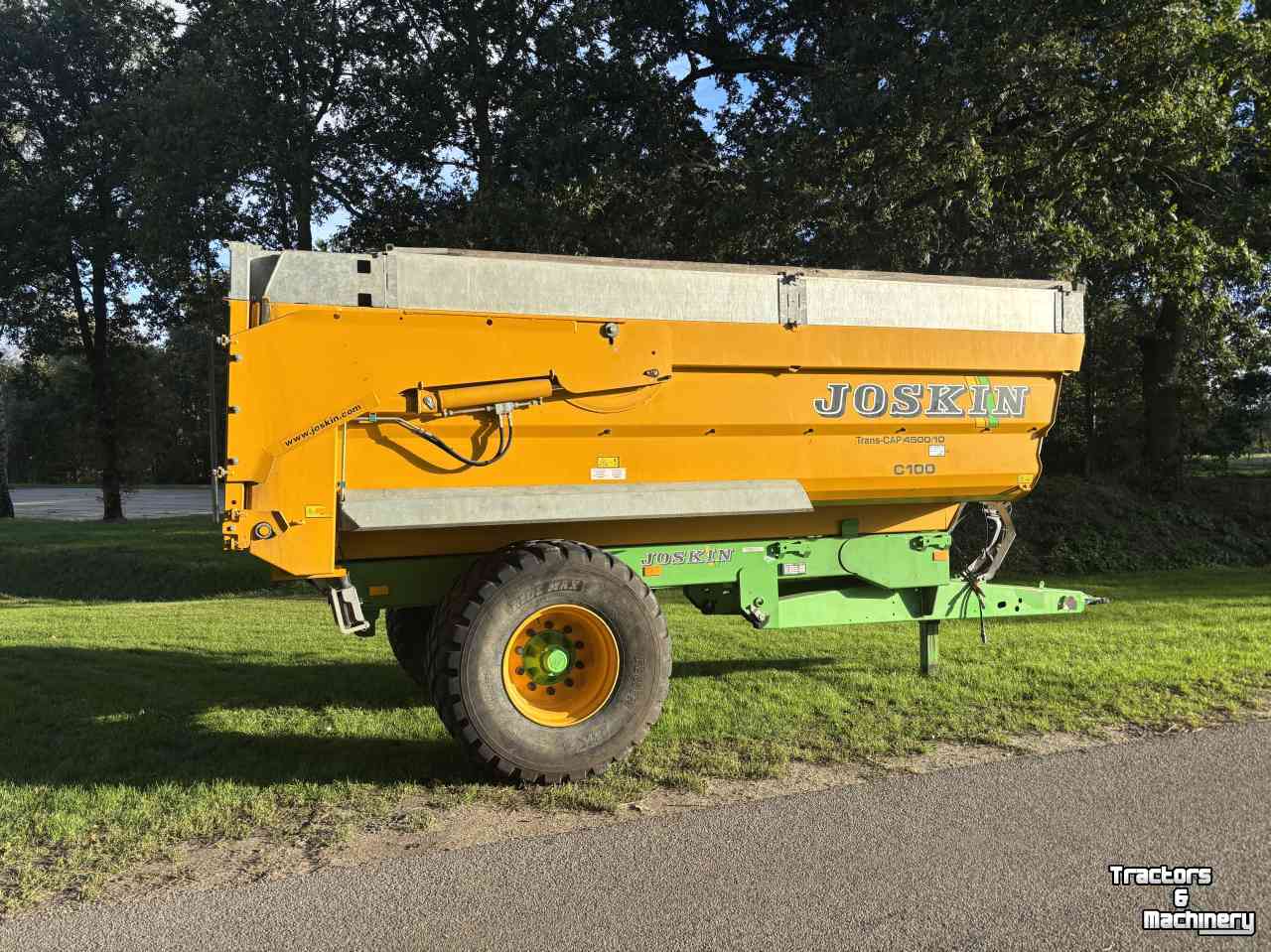 Dumptrailer Joskin Transcap 4500/10 kieper enkelas