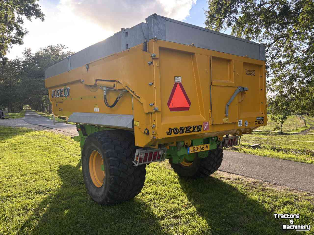Dumptrailer Joskin Transcap 4500/10 kieper enkelas
