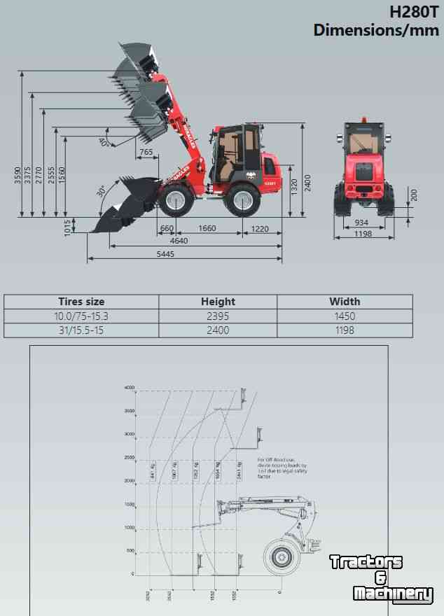 Telescopic Wheelloader Heracles H280T