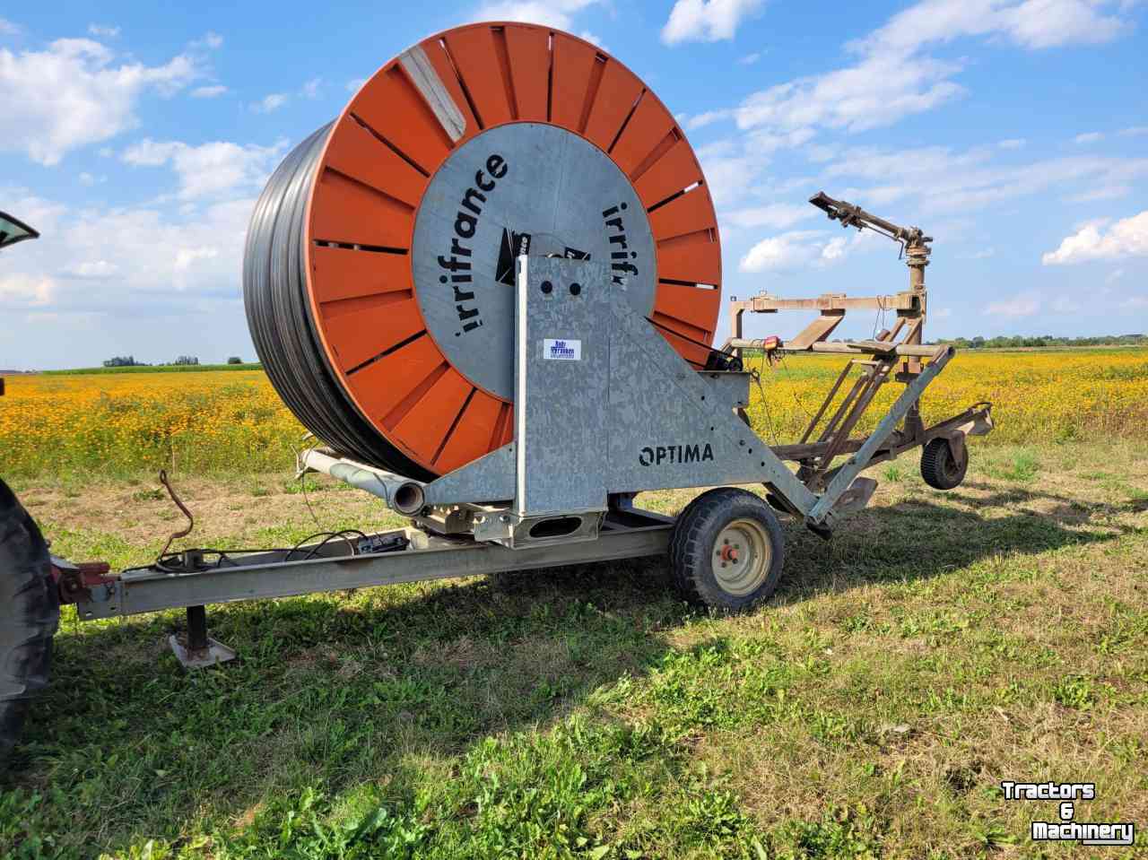 Irrigation hose reel Irrifrance Beregeningshaspel optima 100-370