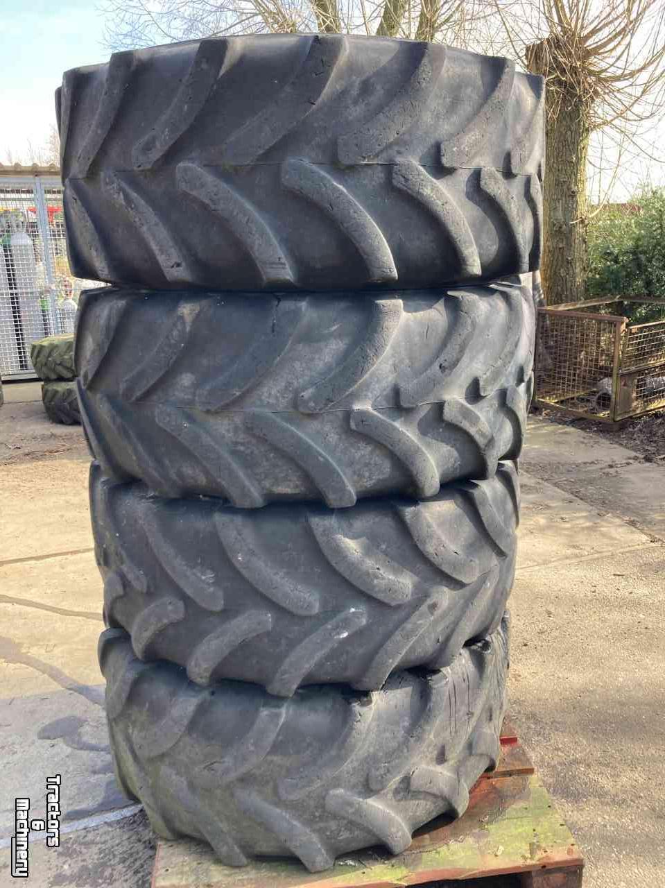 Wheels, Tyres, Rims & Dual spacers Firestone 460/70R24
