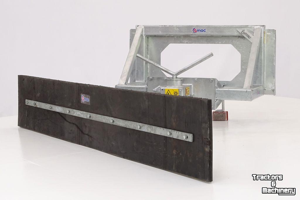 Rubber yard scraper Qmac 270 MECH SCHUIN BOBCAT BORD
