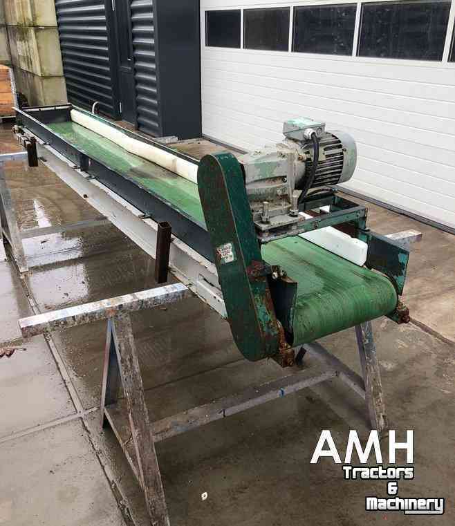 Conveyor  3700X400 MM TRANSPORTBAND VLAKKE BAND FLAT BELT CONVEYOR BELT FLACHBAND FÖRDERBAND