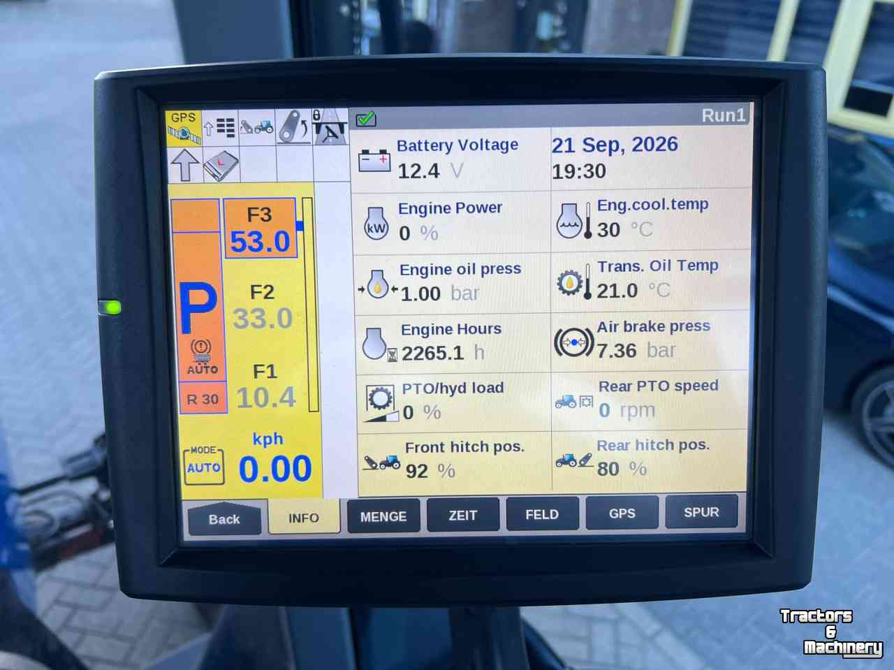 Tractor New Holland T7.245 AC Stage V tractor trekker tracteur