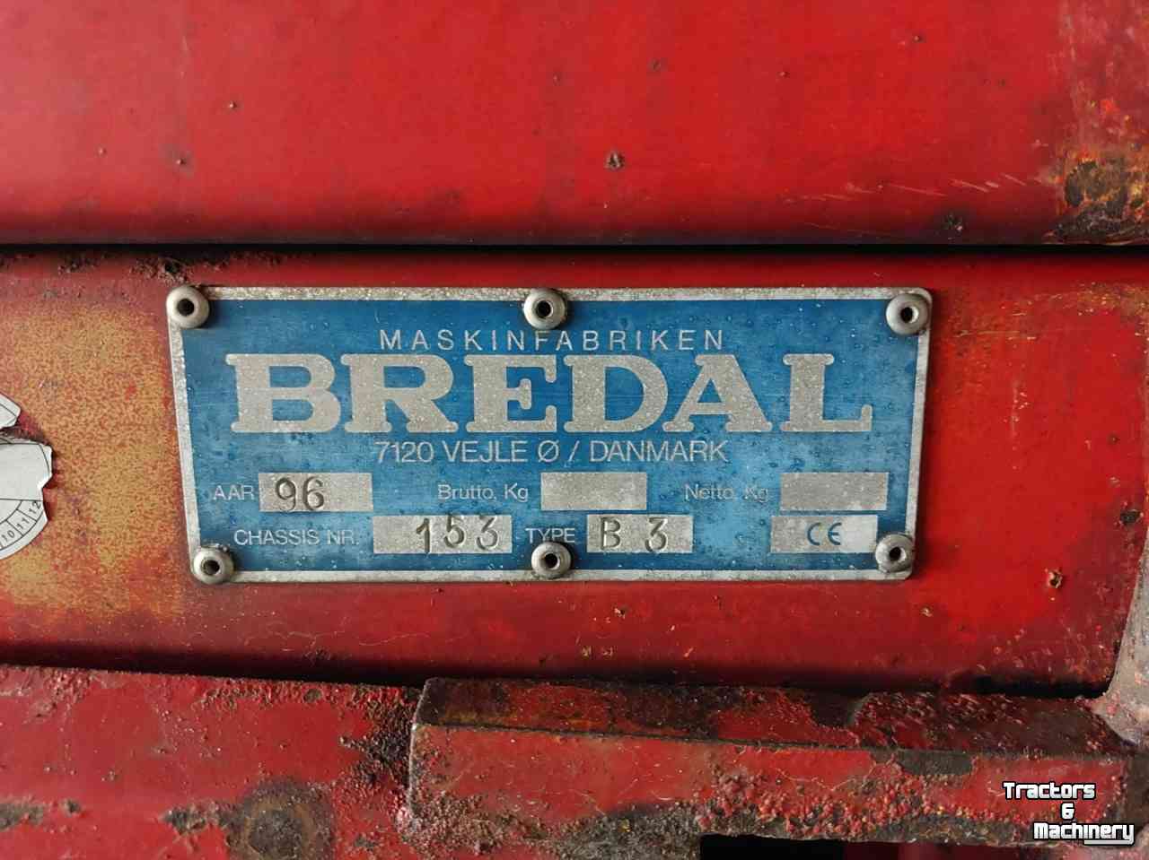 Lime spreader Bredal Bredal kalkstrooier / kunstmeststrooier