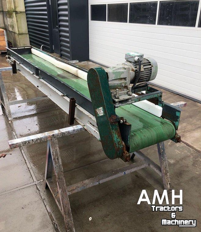 Conveyor  3700X400 TRANSPORTBAND VLAKKE BAND FLAT BELT CONVEYOR BELT FLACHBAND FÖRDERBAND