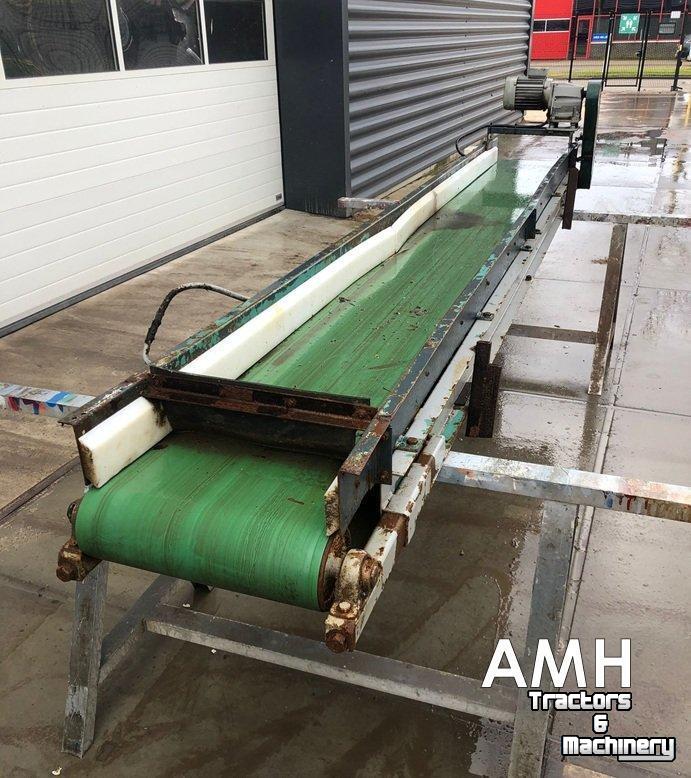 Conveyor  3700X400 TRANSPORTBAND VLAKKE BAND FLAT BELT CONVEYOR BELT FLACHBAND FÖRDERBAND