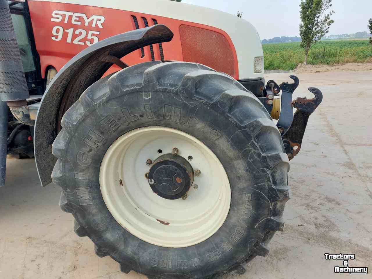 Wheels, Tyres, Rims & Dual spacers Steyr Michelin xm108 e1 650/65r38  540/65r28 ca 2,5/3cm