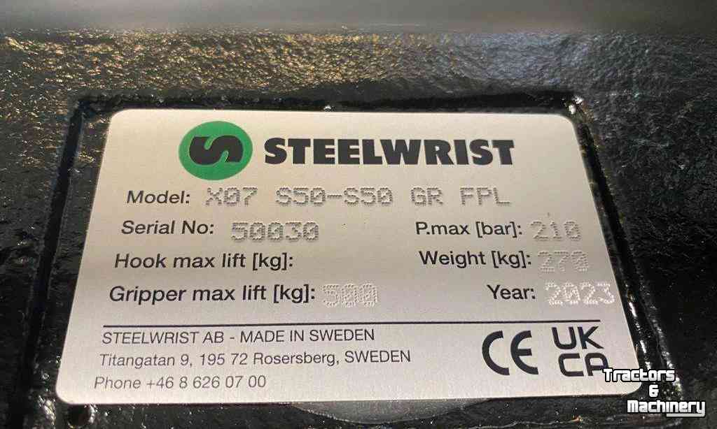 Other Steelwrist X07 S50-S50 GR FPL Snelkoppeling