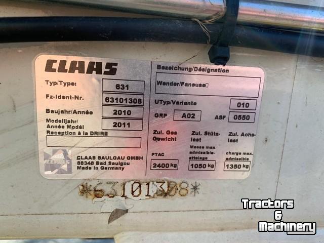 Tedder Claas Volto 1320 T Schudder