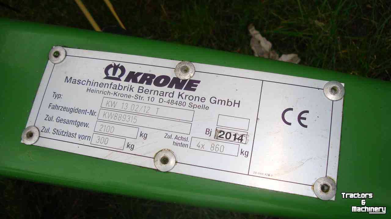 Tedder Krone kw 13.02 T