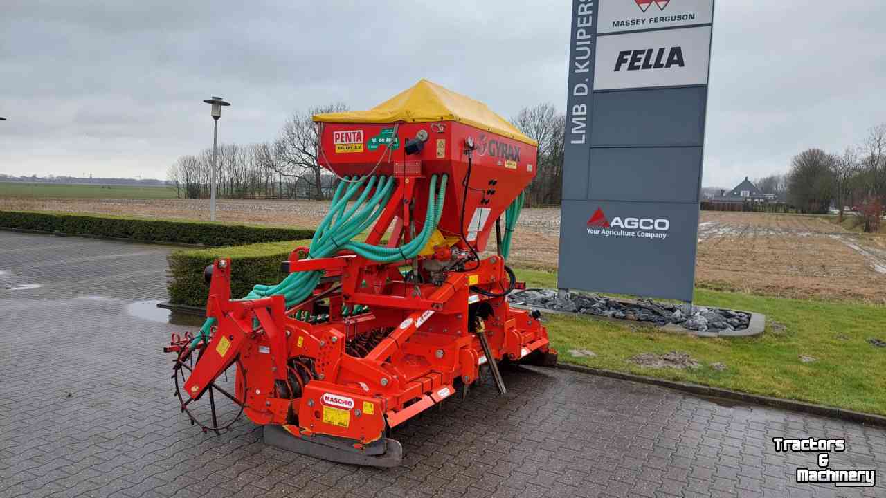 Rotary Harrow Maschio DM 3000 Combi + zaaimachine