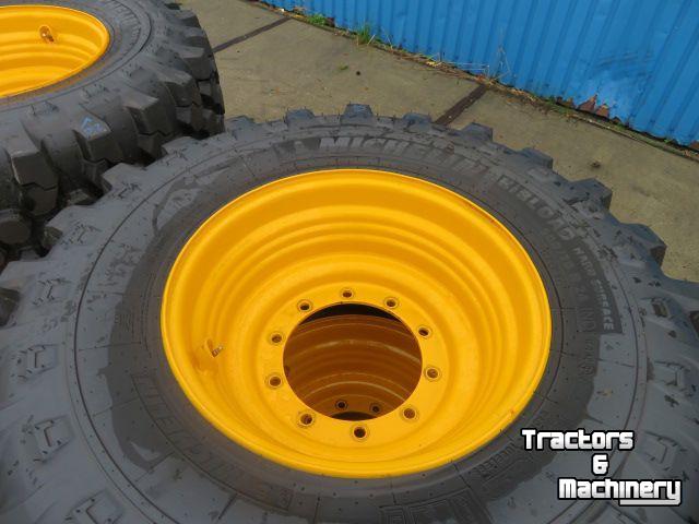 Wheels, Tyres, Rims & Dual spacers Michelin 500/70R24 MICH BIBLOAD SET JCB 10g