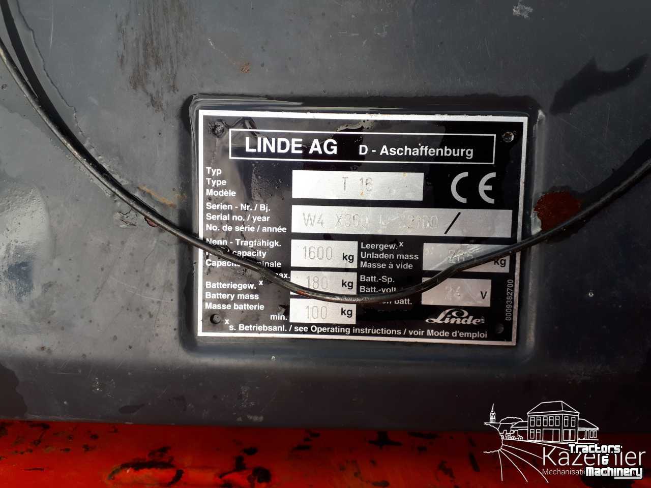 Electrical pallettruck Linde T-16