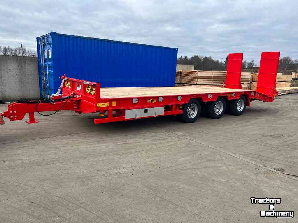 Low loader / Semi trailer Herbst Standaard dieplader 19Ton