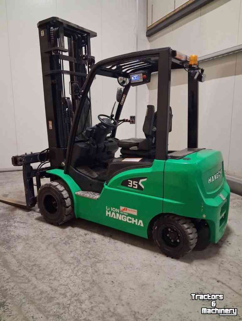 Tedder Hangcha CPD 35 Lithium grootste accu 404 Ah!