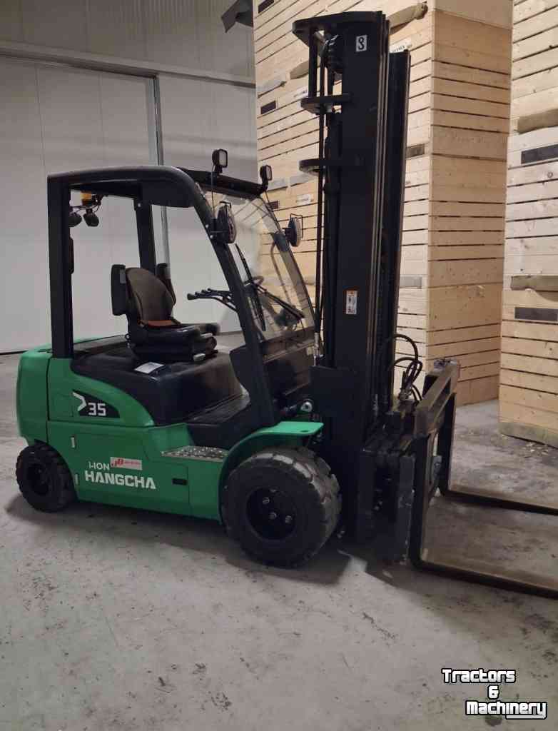 Tedder Hangcha CPD 35 Lithium grootste accu 404 Ah!