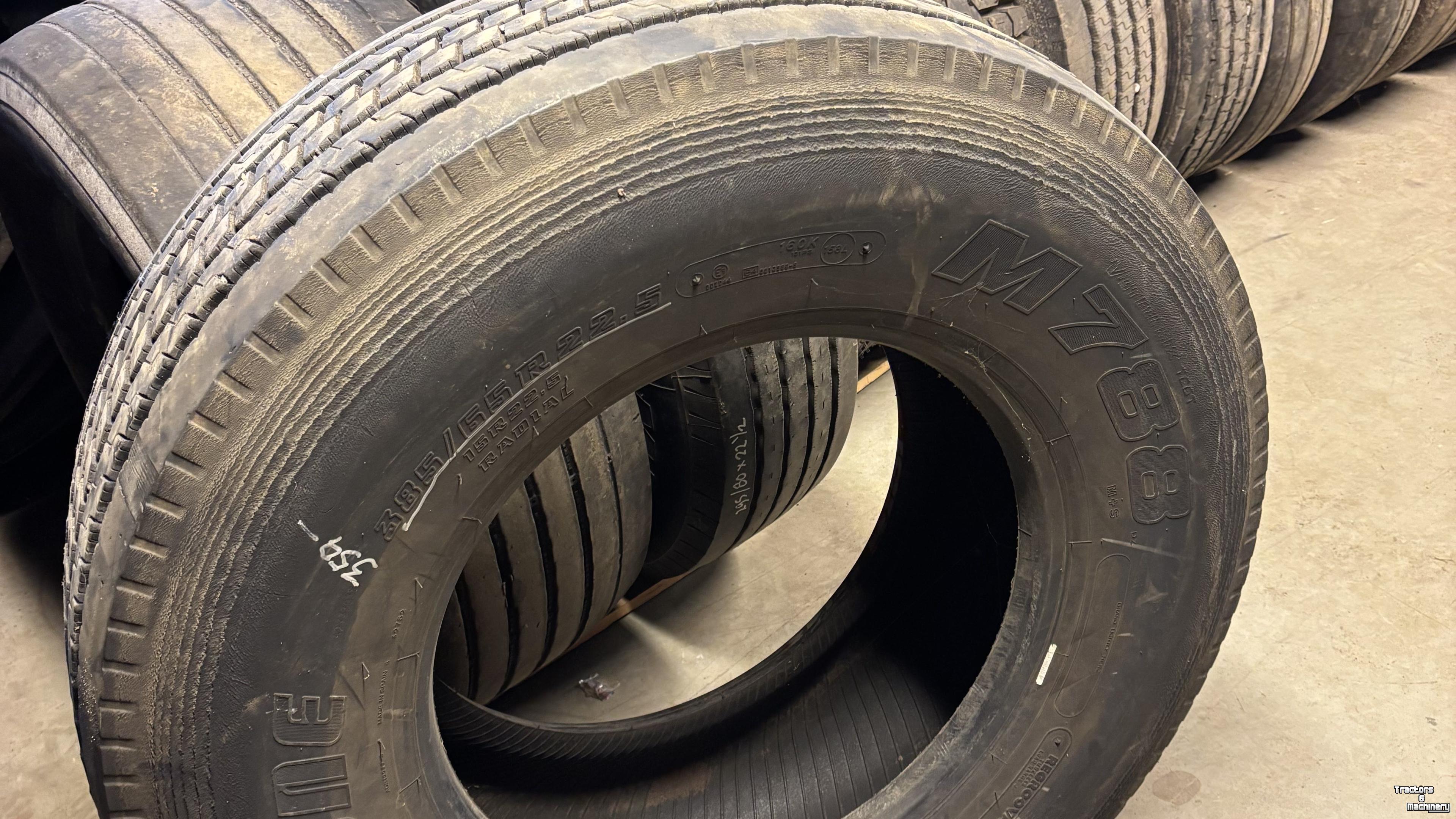 Wheels, Tyres, Rims & Dual spacers Bridgestone BRIDGESTONE 385/65X22,5 BUITENBAND