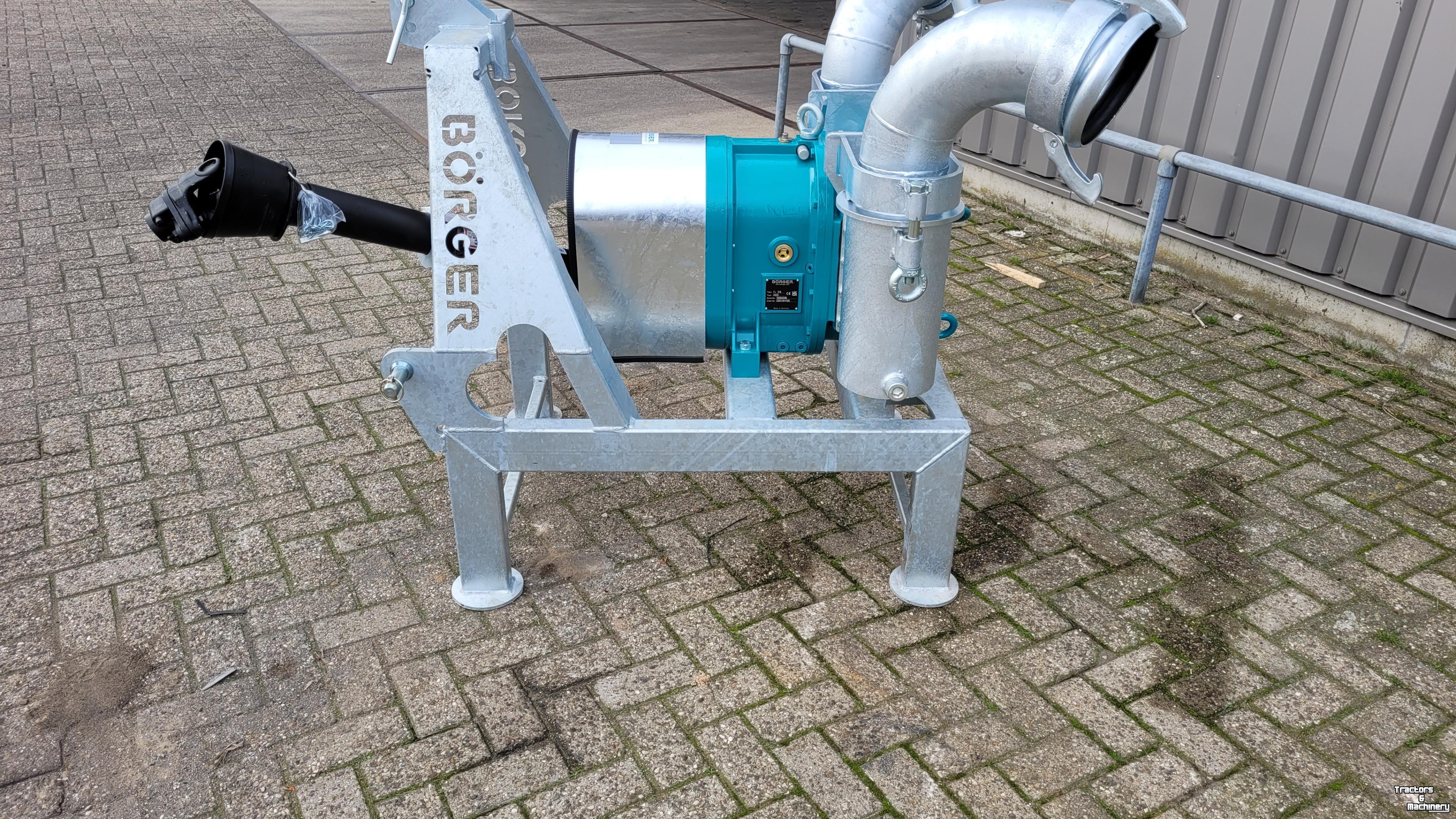 Manure pump Börger Börger FL 518 MIP mestpomp op driepuntsbok