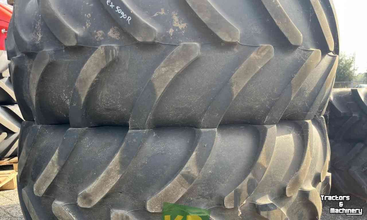 Wheels, Tyres, Rims & Dual spacers Firestone 480/70R34 + 380/70R24