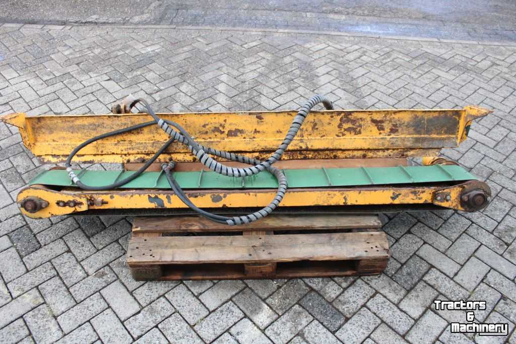 Flail mower Herder 225 cm transportband Förderband conveyor belt