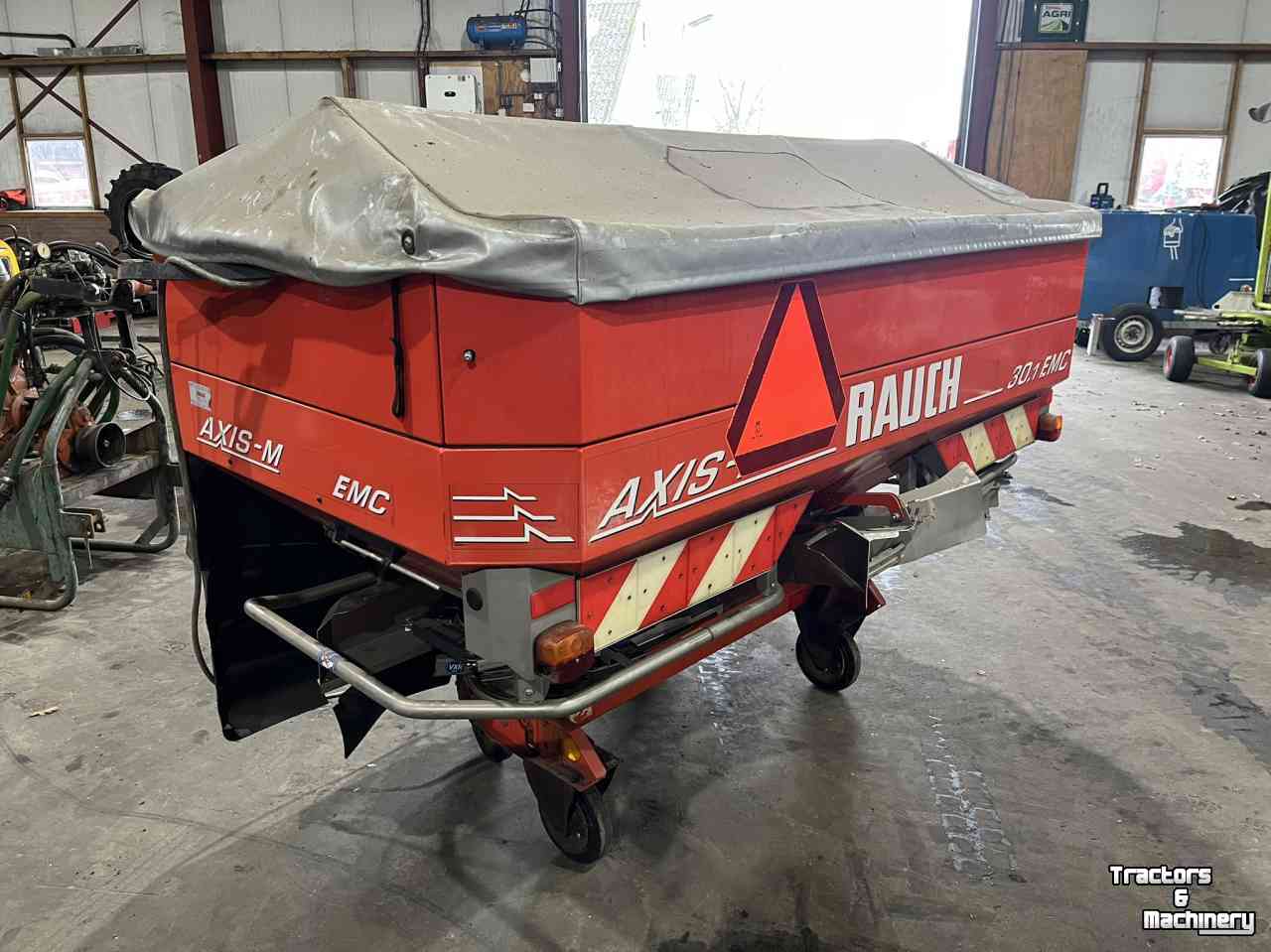 Fertilizer spreader Rauch Axis-M 30.1 EMC V8 GPS Kunstmeststrooier mestverwerking