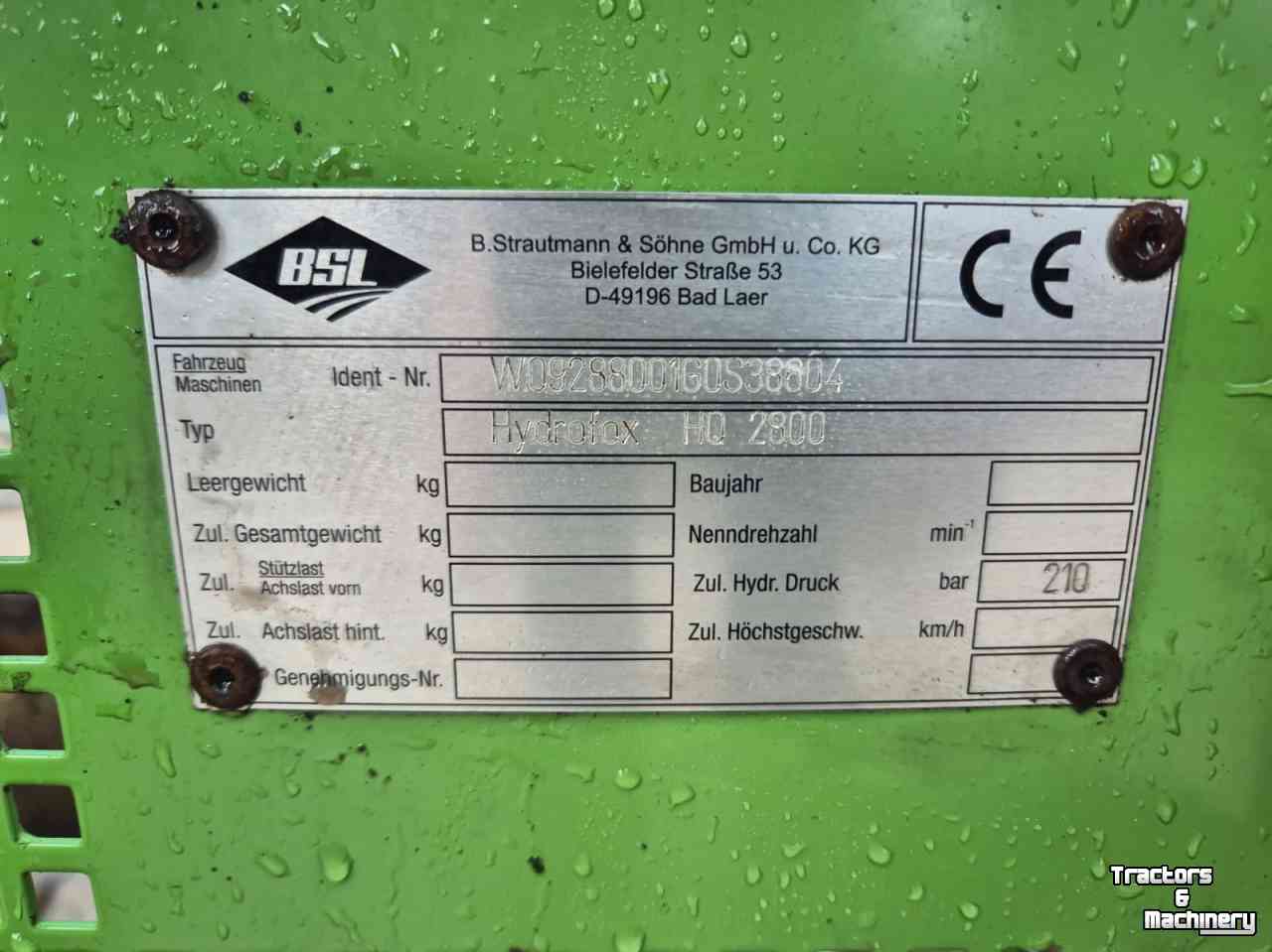 Silage block-cutter Strautmann HQ2800