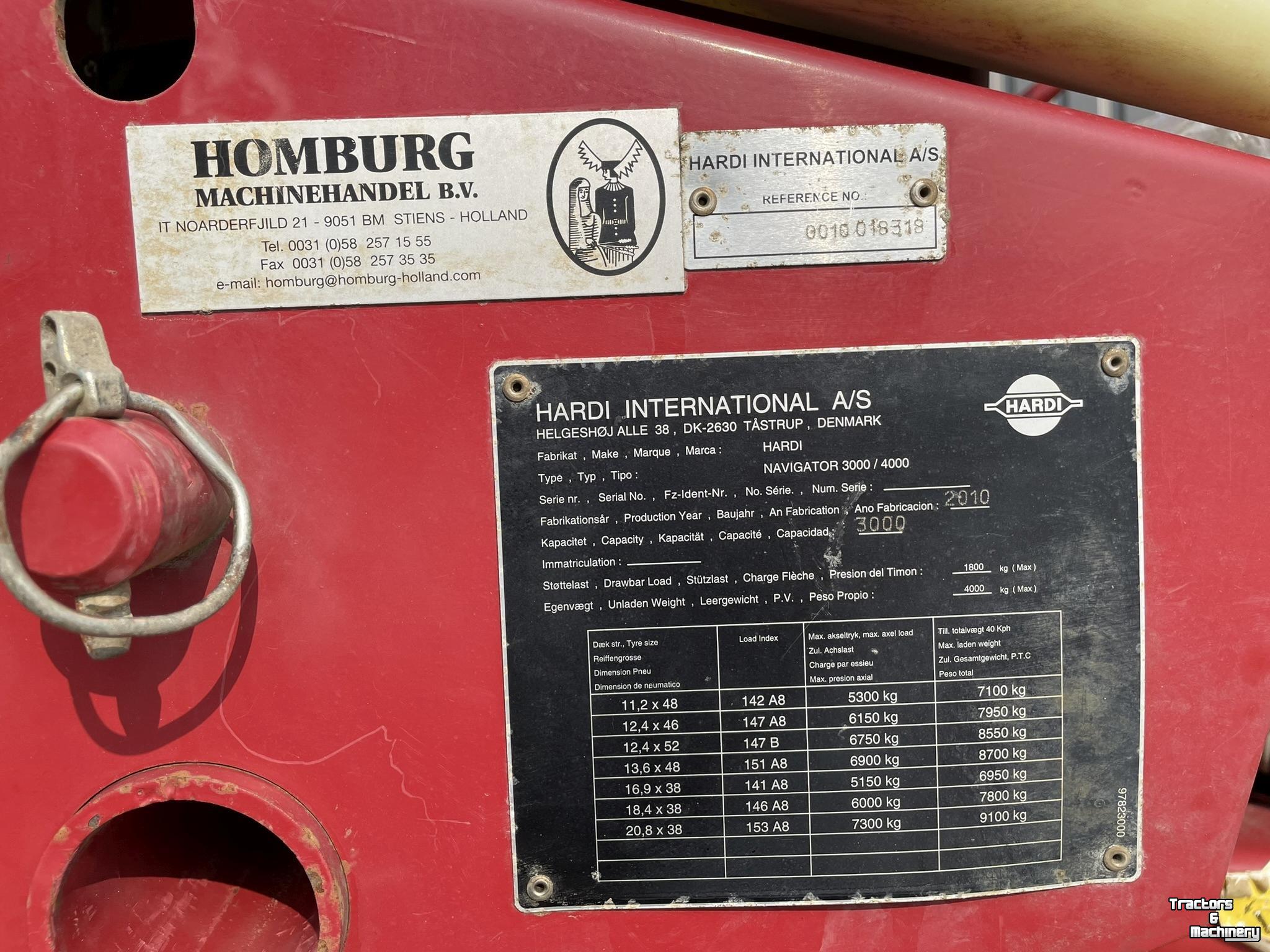 Fieldsprayer 3 points Hardi Navigator 24 m